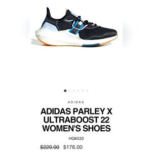 BRAND NEW!  Adidas Parley x Ultraboost 22!  NWT!  Retail is $220!